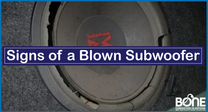 Signs of a Blown Subwoofer