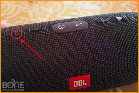 jbl speaker bluetooth button