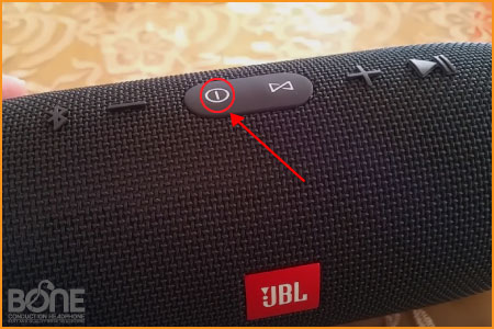 turn on jbl speaker