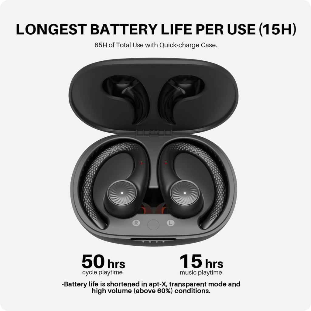 Monster DNA Fit Wireless Bluetooth Earbuds - Noise Cancelling Earbuds with Wireless Charging Case & Built-in Microphone, Water Resistant Bluetooth Headphones & Ear Buds