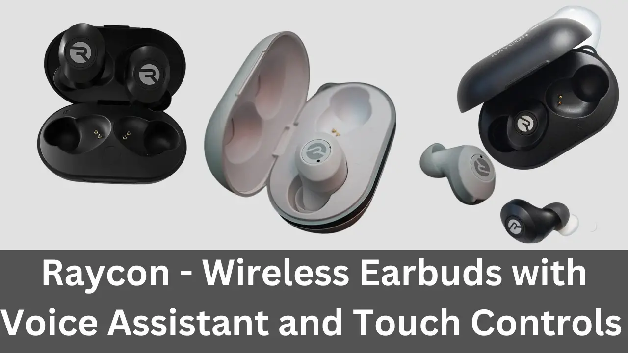 Raycon-Wireless Earbuds with Voice Assistant and Touch Controls 