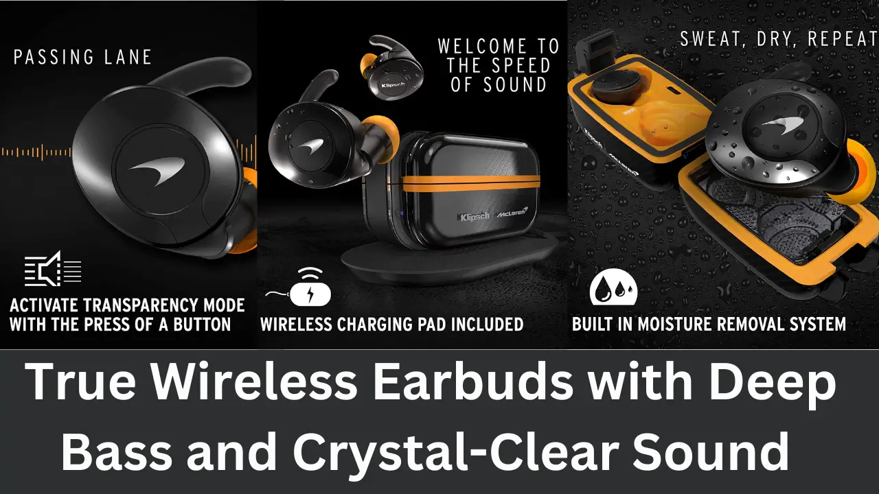 True Wireless Earbuds with Deep Bass and Crystal-Clear Sound 